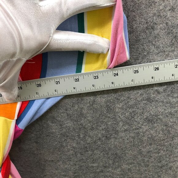 Eloquii Cross Front Flutter Sleeve Dress 24 (3X) Multicolor V-Neck A-Line - Picture 6 of 8